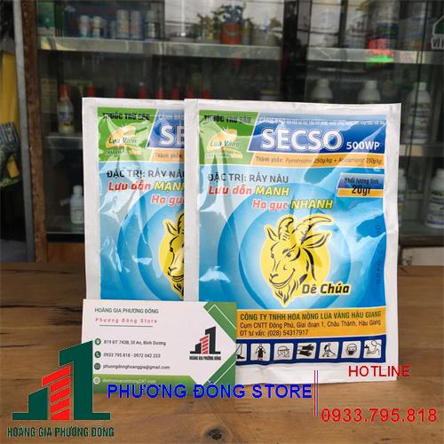 Thuốc trừ sâu Secso 500WP Dê chúa